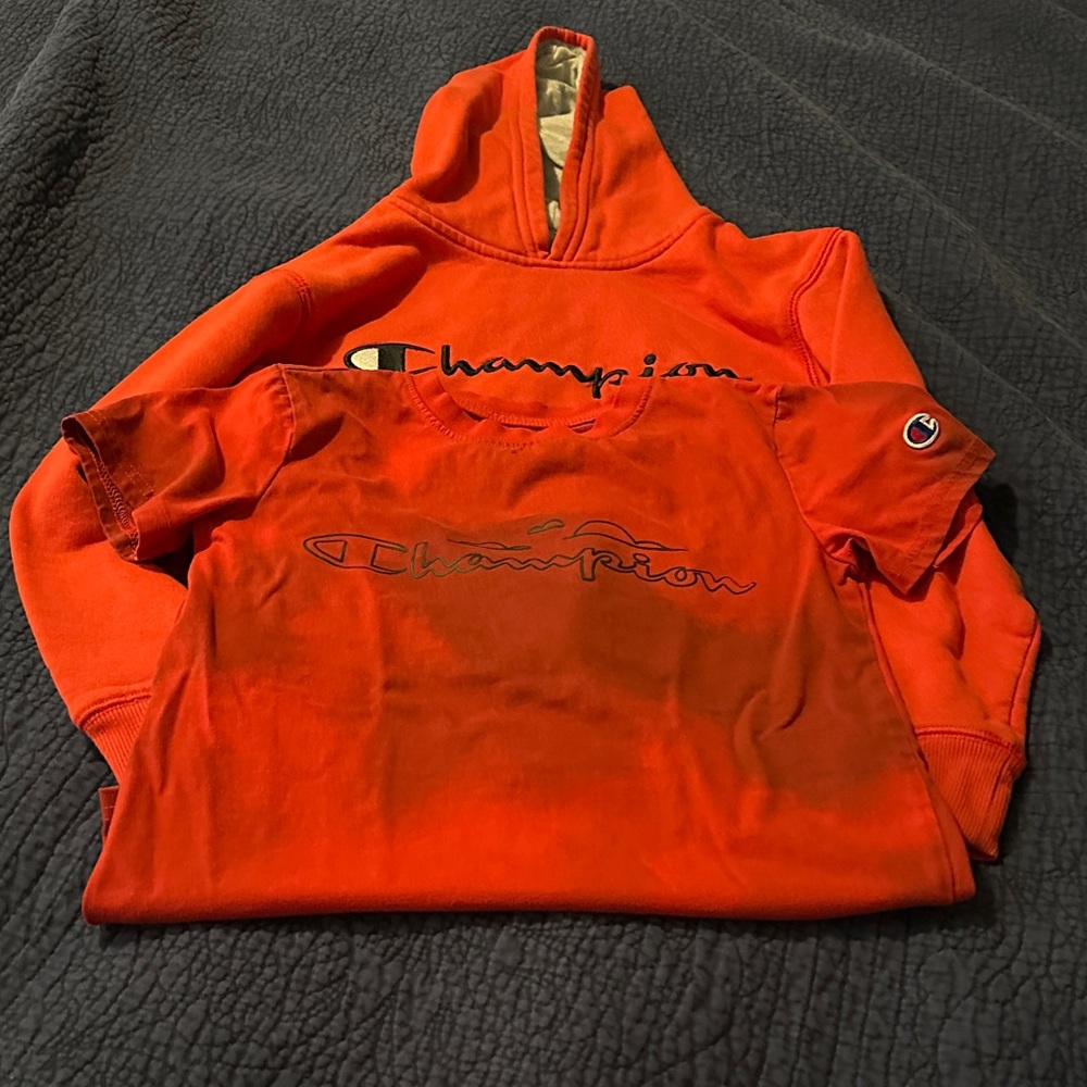 Champion kids  Hoodie and T-Shirt Set
